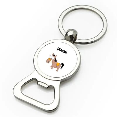Akyol - paardrijden met eigen naam flesopener - Paardrijden - paardrijder - sport - 9 bij 3 cm