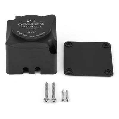 Dailygoods - Automatische Accu Isolator - Voltage Sensitive Relay 125A - Betrouwbare stroomonderbreking - Compact formaat - Accu bescherming - Geschik