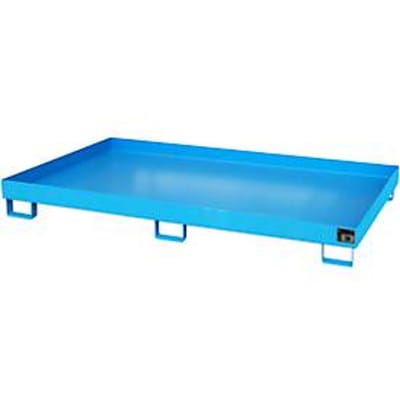 Stellinglekbak type RW/RW 2200-1, zonder rooster, blauw RAL5012