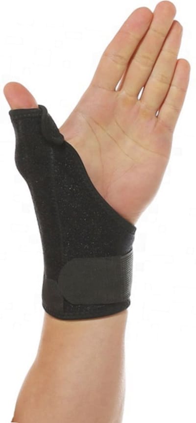 CHPN - Duimbrace - Duimspalk - Duimbeschermer - Duim brace - Duimbandage - One Size - Links - Zwart - Duim ondersteunen - Pijn aan duim