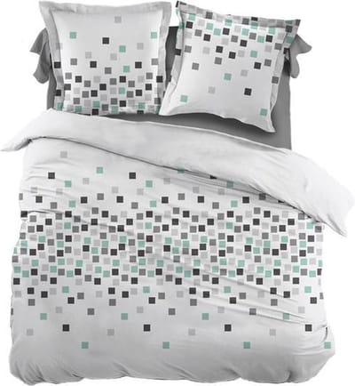 Snoozing Pieter - Dekbedovertrek - Eenpersoons - 140x200/220 cm + 1 kussensloop 60x70 cm - Gray