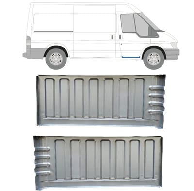 Instapplaat voor Ford Transit 2000-2013 / Links + Rechts / Set