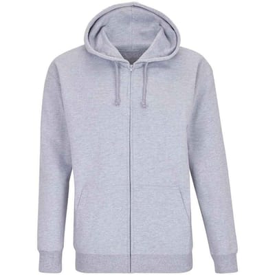 SOLS Volwassen uniseks Carter Marl Full Zip Hoodie (Grijze Mergel)