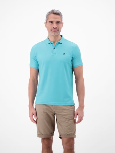 LERROS Klassiek herenpoloshirt met *Cool & Dry*-functie in piquékwaliteit , Maat: S , Kleur: REEF BLUE , 60% katoen, 40% polyester