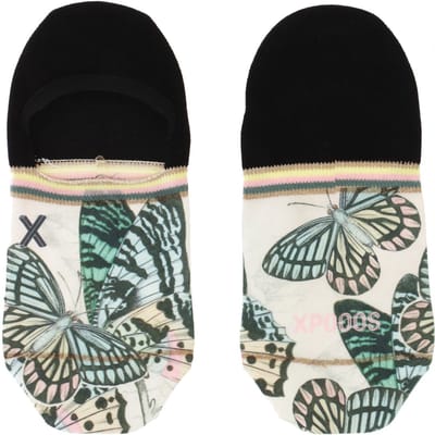 XPOOOS - Butterfly Dames Footies - 1-Pack - Maat One Size