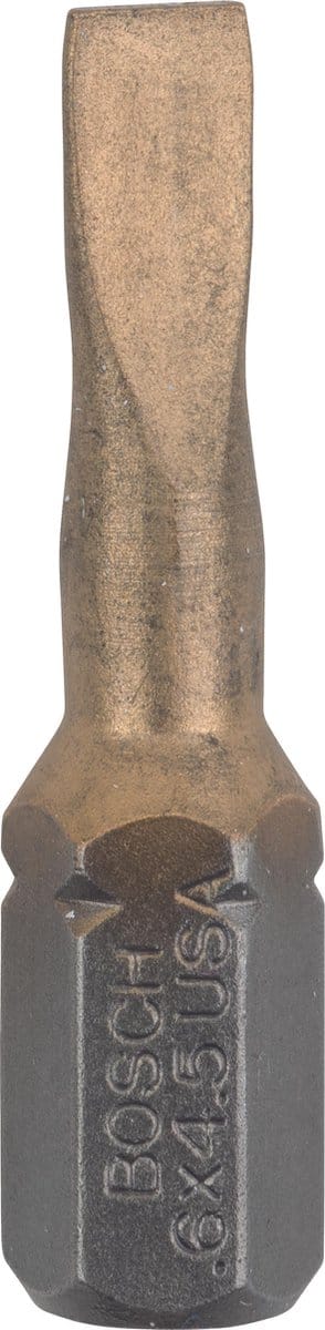 Bosch - Bit Max Grip S 0,6x4,5, 25 mm - 3 stuks