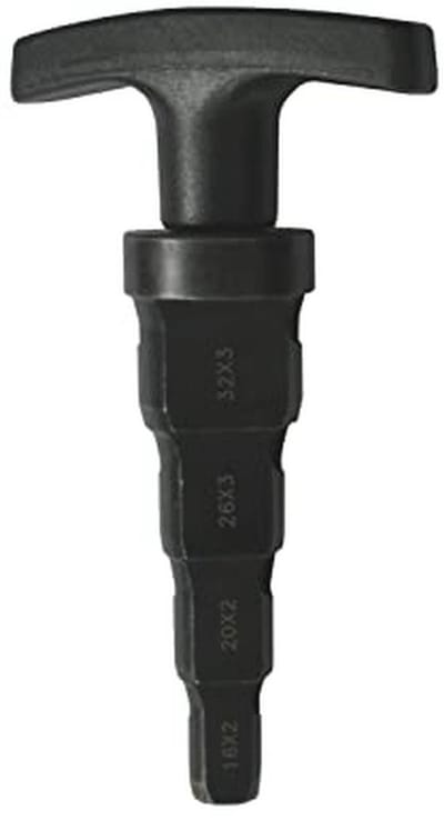 Ontbramer voor meerlaags materiaal, 16 tot 32 mm, wit