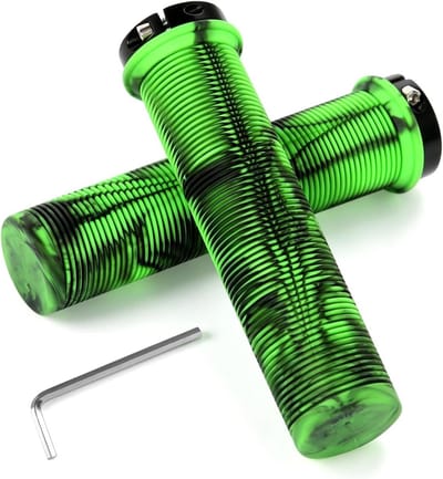 Fietsstuurgrepen - Fietshandgrepen stuurgrepen - Comfortabel Fietsen - Antislip Rubber Design - 22 mm - Groen