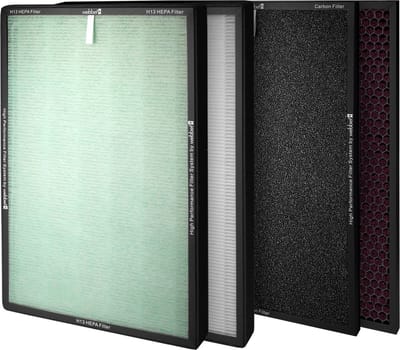 Filter voor Webber AP9700 luchtreiniger - 32x5,5x45,5 cm - 4-traps - HEPA13