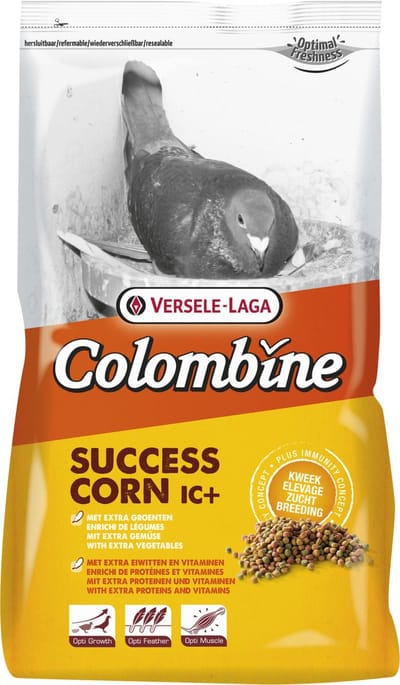 Colombine Succes-Corn Ic Met Eiwitkorrel - Duivenvoer - 3 kg