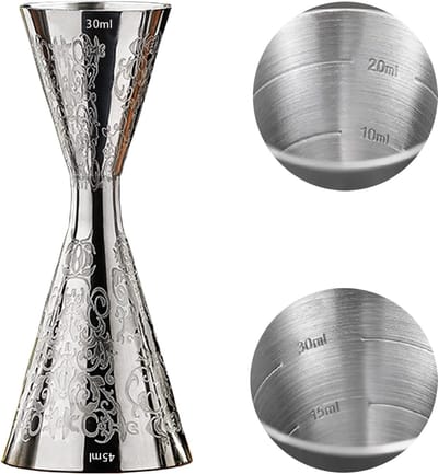 barmaat met binnenschaling voor een cocktail nodig - 304 roestvrij staal, geschikt voor bars en huizen (30ml en 45ml)