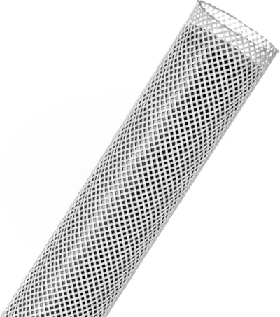 Techflex-PTN1.00WH/09-Kabelsok-Kabelsleeve-Kabelbeschermer-Kabel Management–Kabelkous-Kabelmantel - Maat: 15,9 mm – 41,3 mm-Kleur: Wit-Lengte: 9 meter