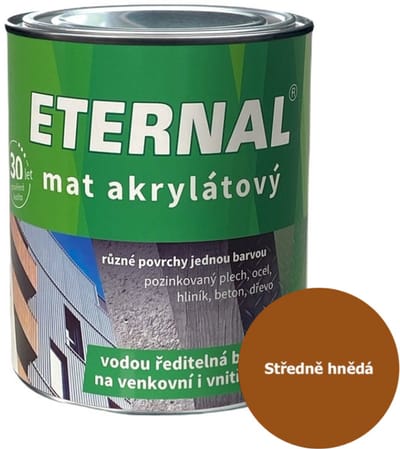 Eternal MAT Acryl 0,7 kg, 021 Middelbruin