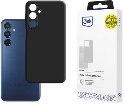 Hoesje voor Samsung Galaxy M35 5G - 3mk Matt Case Zwart