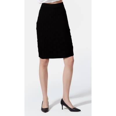 GUESS Marciano By  Marti Allover Logo P Jet Black Größe: XS | Midiröcke Outlet | Damen | Schwarz