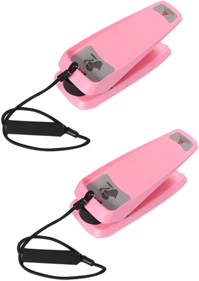 Mini Stepper Fitnessapparaat - Compacte Stepper - Thuis Fitness - Ruimtebesparend Ontwerp - 30 x 17.7 x 13.3 cm - Roze