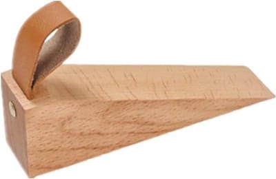 Houten Deurstopper - Deurwig Antislip - Deuren Open Houden - Massief Hout Anti-slip Pad