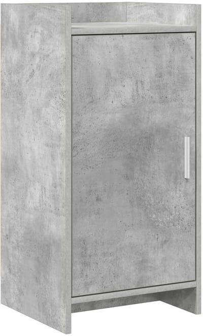 vidaXL - Dressoir - Betongrijs - 40 - x - 36 - x - 80 - cm - Bewerkt - hout