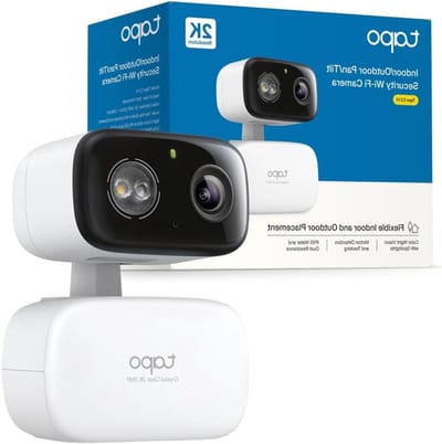 Beveiligingscamera Buiten - Wifi Camera Huis - Huis Bewaken - 360 Graden Pan Kantel - 2K 3MP Resolutie - Wit