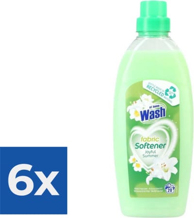 At Home Wasverzachter Joyful Summer 750 ml - Voordeelverpakking 6 stuks