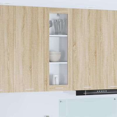 vidaXL - Hangkast - Sonoma - Eik - 40 - x - 31 - x - 100 - cm - Bewerkt - hout
