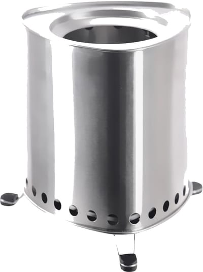 Little Buddy 3-in-1 Vuurkorf - Kookstel - Rookarm - Geurvrij - Grill - Barbecue - RVS