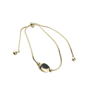 Charm Bracelet Adjustable Gold 14K