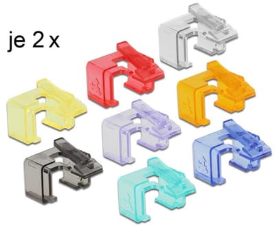 DeLOCK RJ45 Repair Clip Startset - Netwerk Connector repair Clip