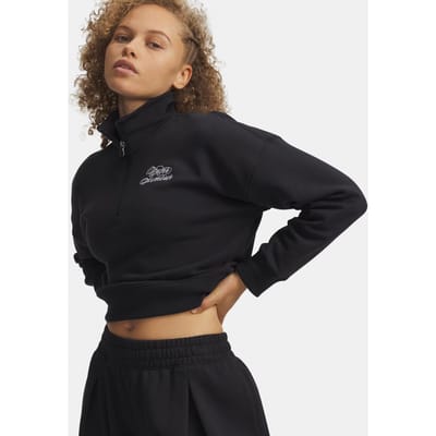 Under Armour Rival Fleece Script Halfzip Sweatshirt Dames