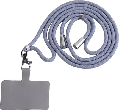 Universele Telefoonkoord Grijs - Verstelbare Telefoonketting - Koord voor samsung , Geschikt voor iPhone, Moto, LG, xiaomi, Telefoon