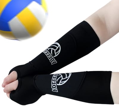 Dailygoods- Armbeschermers Professioneel - Armbeschermers Volleybal - Onderarm Bescherming - Compressieondersteuning - 1 Paar - Geschikt voor Dunne Huid - Volleybal Sleeves