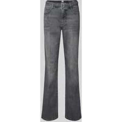 Flared fit jeans met tailleband, model 'Mary'