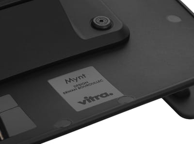 Vitra Mynt bureaudraaistoel - zwart - diepzwart
