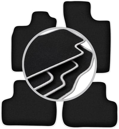 CARLUX-SILVER automatten voor: Renault Twingo I hatchback (1993-2006)