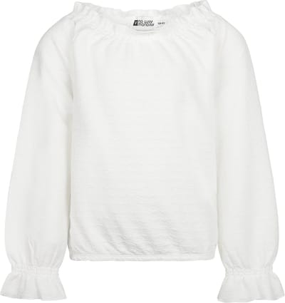 No Way Monday - Meisjes shirt - Offwhite - Maat 116