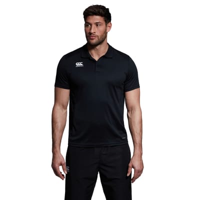 Canterbury Heren Club Dry Poloshirt (Zwart)