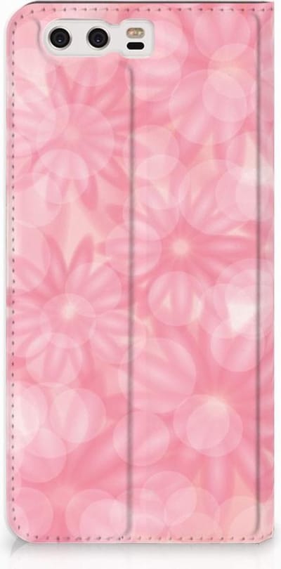 Book Case voor Huawei P10 Plus Smart Cover Spring Flowers