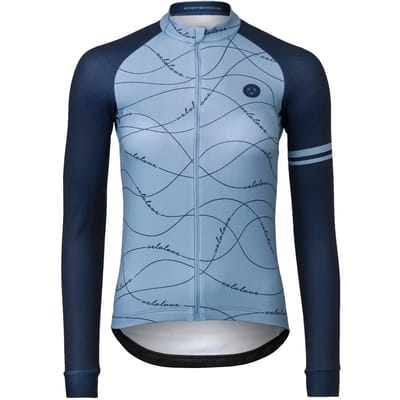 AGU Velo Wave Fietsshirt Lange Mouwen Essential Dames - Cloud - L
