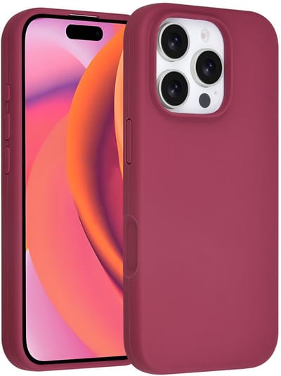TUNIQ telefoonhoesje voor Apple iPhone 16 Pro - Siliconen backcover - Paars