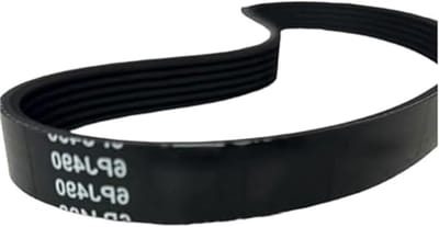 Grasmaaier Aandrijfriem - Vervangingsriem Rubber - Gazon Onderhoud - Nauwkeurige Pasvorm - 490 mm - Zwart