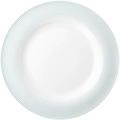 (6 stuks) SELTMANN WEIDEN Bord - plat - Ø 215mm - Arctisch blauw Wit / Blauw