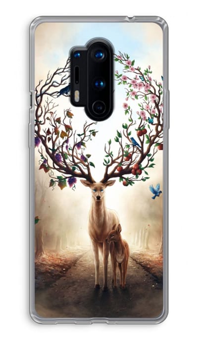 Case Company® - Hoesje geschikt voor OnePlus 8 Pro hoesje - Seasons Change - Soft Cover Telefoonhoesje - Bescherming aan alle Kanten en Schermrand