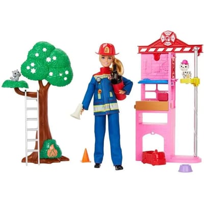 Brandweerman pop brandweerkazerne pop Mattel