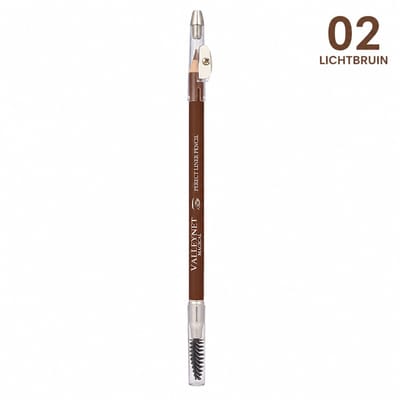 Valleynet | Waterproof Wenkbrauwpotlood | Lichtbruin | Langdurige Brow Pencil met Gratis Puntenslijper voor Natuurlijk Gevormde Wenkbrauwen