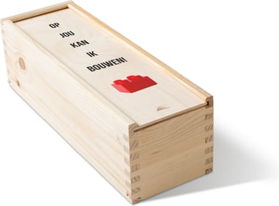 Bierkist | Vaderdag cadeau | Wijnkist |Cadeauverpakking | Vaderdag tip | Cadeau voor papa | 1-vaks | Fotofabriek