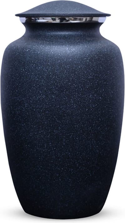 XXL As Urn - 3.5 Liter - Crematie Urn - Uniek - Voor Huisdieren of Menselijk As - Crematie As - Begrafenis Urn - Decoratie Urn - Heaven Blue