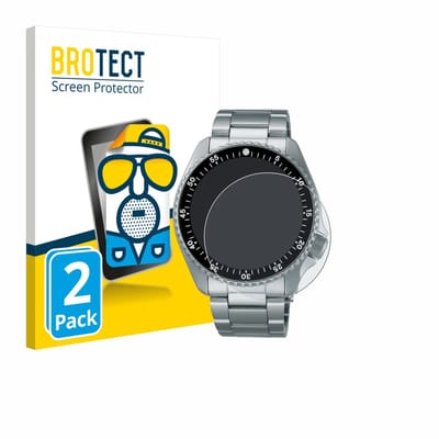 BROTECT - Screenprotector voor Seiko 5 Sports SRPM11K1 - Folie Beschermfolie matte 2 Stuks