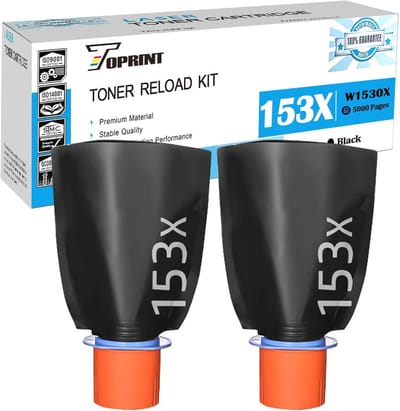 Hoge Capaciteit Tonerherlaadkits voor Printers - 5000 Pagina's Zwart - Compatibel met Diverse Modellen