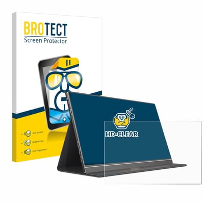 BROTECT - Screenprotector voor Arzopa S1 Table 15.6" draagbare monitor - Folie Beschermfolie transparant