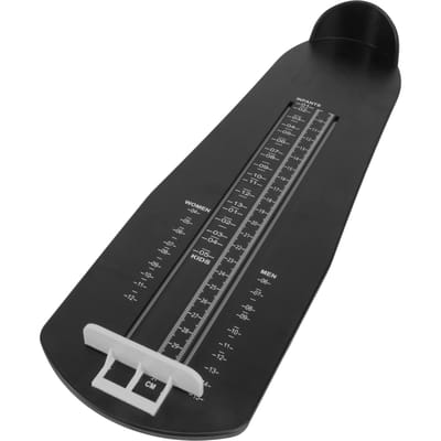 Appareil de mesure du pied, mesure de la taille, jauge pour adultes, règle pour chaussures, maison, enfants, famille, États-Unis noir